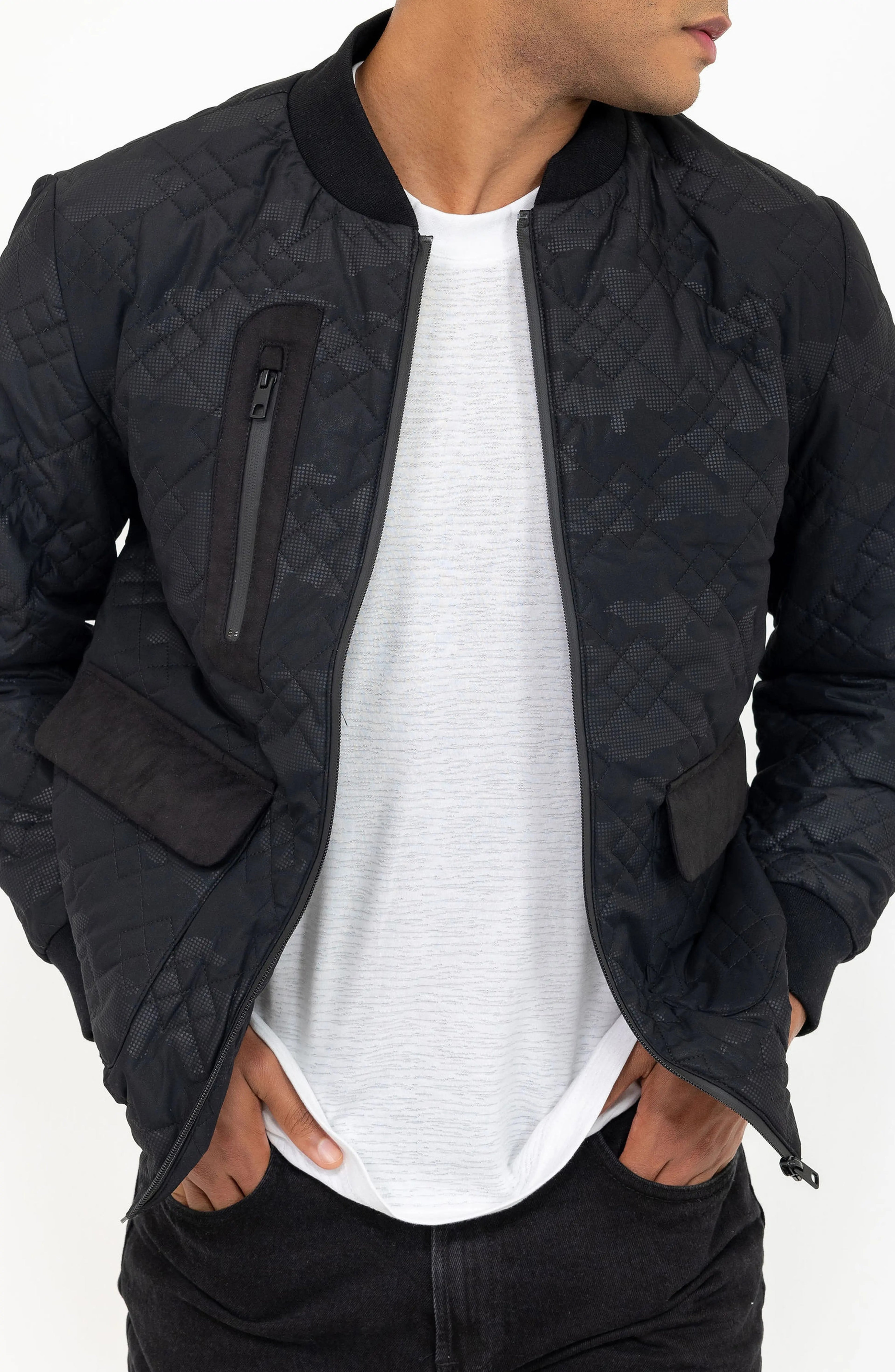 Pino Quildet Bomber Casaca Hombre